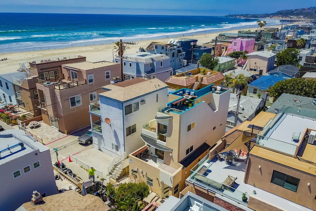 beach houses in San Diego